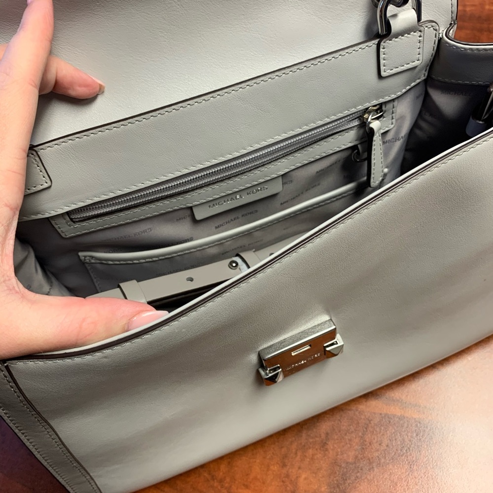 Michael Kors Grey Satchel - Picture 6 of 7